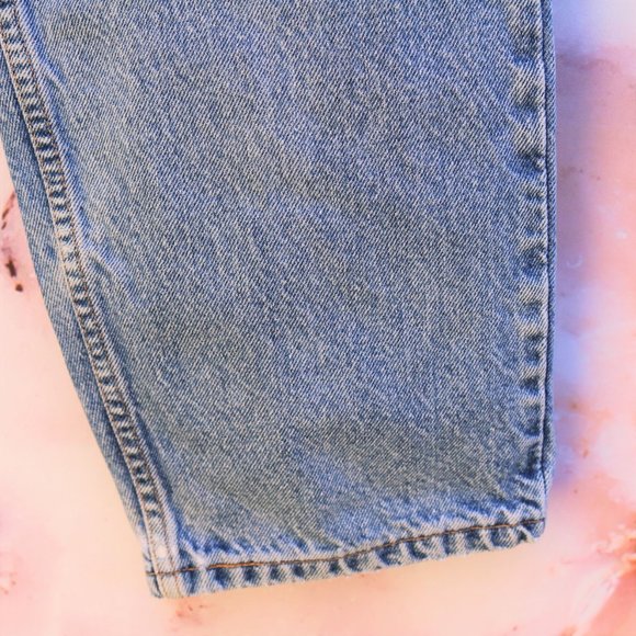 Vintage 90s High Rise Distressed Mom Jeans Sz 34 - Picture 4 of 9